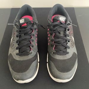 Women’s Nike Flex Black/Pink/White Running Shoe